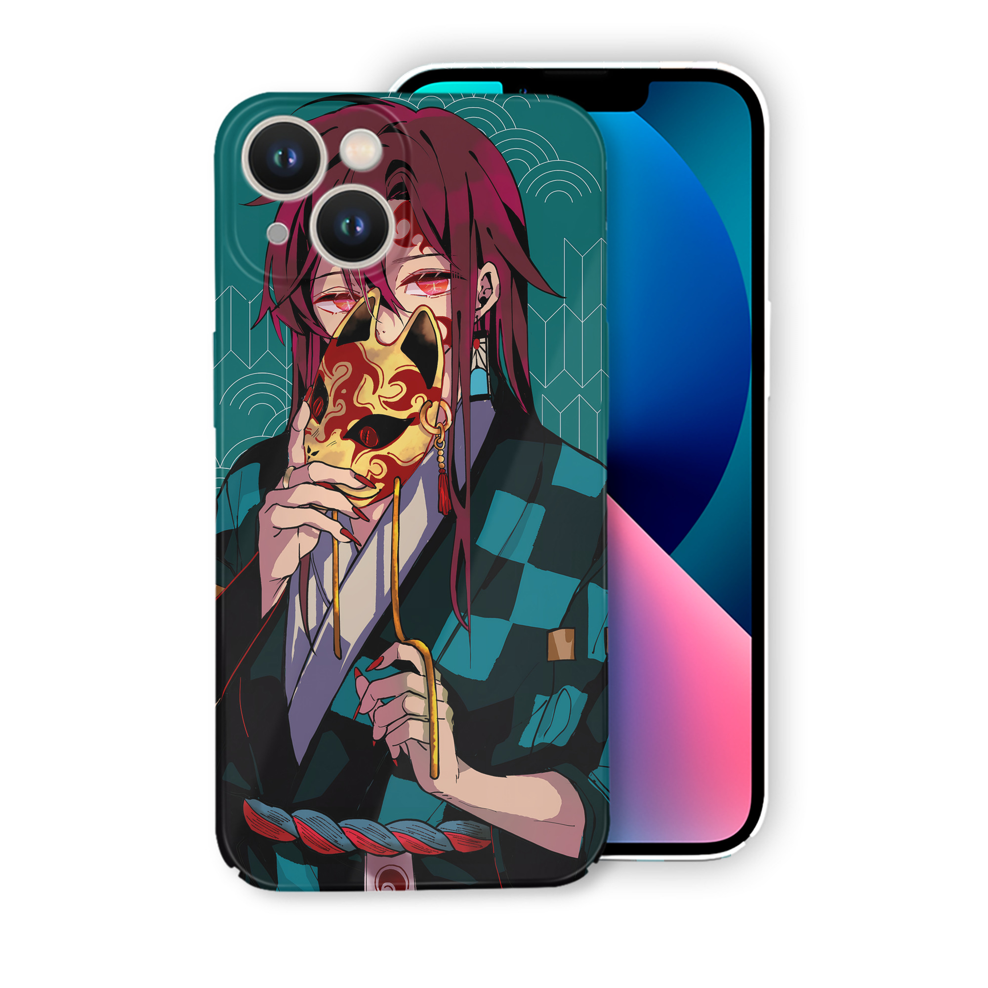 （画像用） 鬼滅の刃（きめつのやいば）竈門 炭治郎／かまど たんじろう Kamado Tanjirou 【iPhone 14シリーズ対応】ハードケース